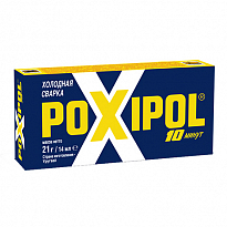 Клей POXIPOL метал. (синяя упаков.) 14мл/21г/6шт